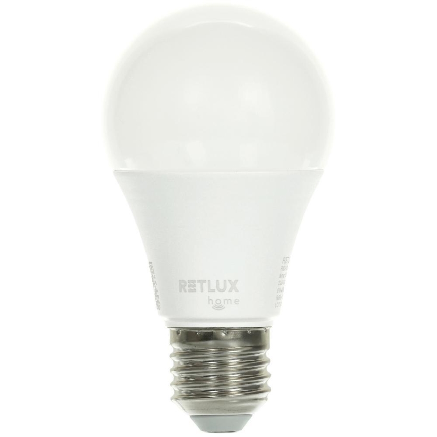 LED RGBW Dimmable bulb A60 E27/9W/230V 2700-6500K Wi-Fi Tuya