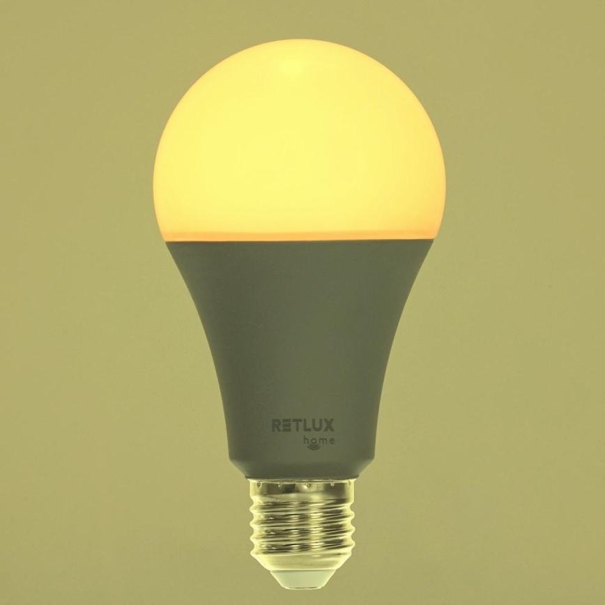 LED RGBW Dimmable bulb A70 E27/14W/230V 2700-6500K Wi-Fi Tuya