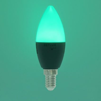 LED RGBW Dimmable bulb C37 E14/4,5W/230V 2700-6500K Wi-Fi Tuya