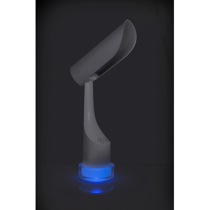LED RGBW Dimmable rechargeable table lamp LED/5W/5V 2000 mAh 3000/6000K white