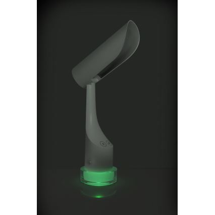 LED RGBW Dimmable rechargeable table lamp LED/5W/5V 2000 mAh 3000/6000K white