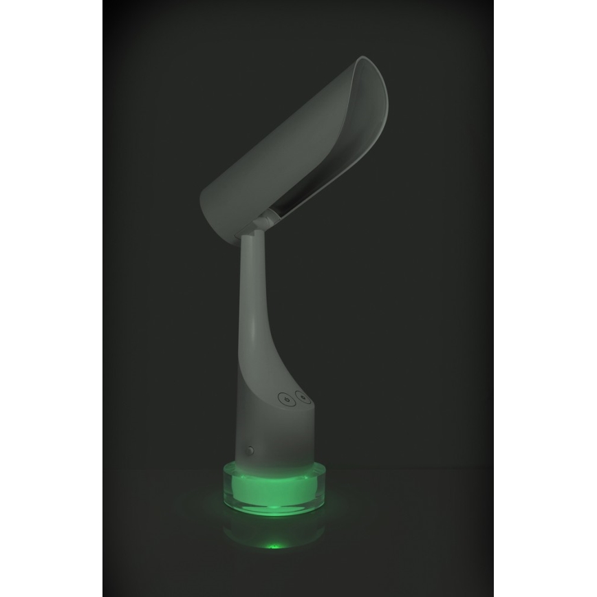 LED RGBW Dimmable rechargeable table lamp LED/5W/5V 2000 mAh 3000/6000K white