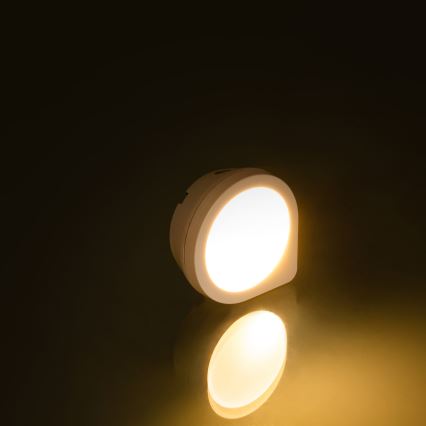 LED Socket orientation light with a sensor LED/0,4W/230V 3000K white