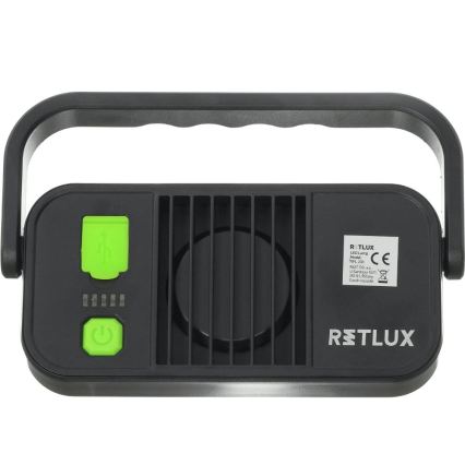 LED Work Light with Power Bank Function LED/4400 mAh IP44 Yellow/Black