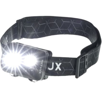 Rechargeable LED Headlamp, 3W LED / 1200 mAh / IP67, Black