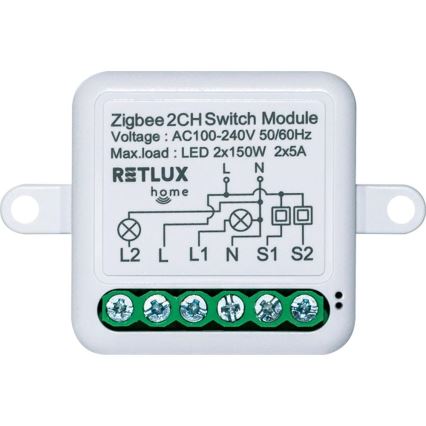 Smart flush-mounted 230 V switch