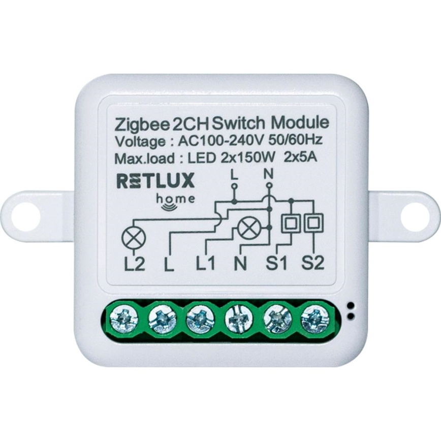 Smart flush-mounted 230 V switch