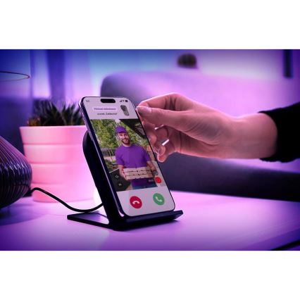 Video doorbell with motion sensor 5MPx 1440p 5200 mAh Wi-Fi IP65 anthracite