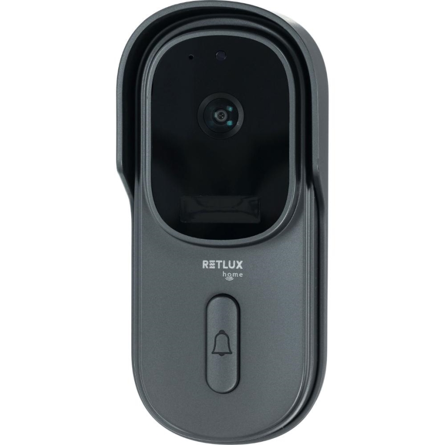 Video doorbell with motion sensor 5MPx 1440p 5200 mAh Wi-Fi IP65 anthracite