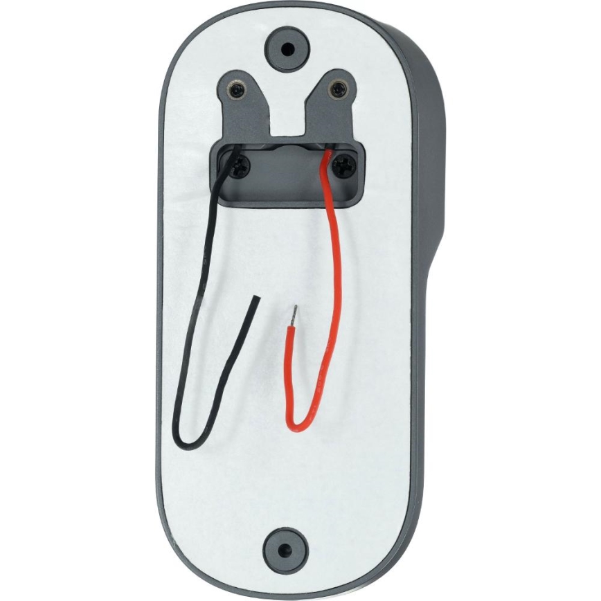 Video doorbell with motion sensor 5MPx 1440p 5200 mAh Wi-Fi IP65 anthracite