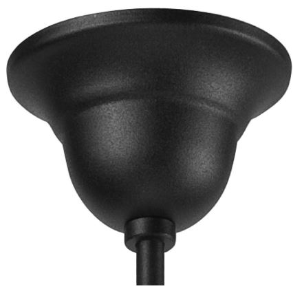 RETRO II Chain Chandelier 5xE27/60W/230V Matte Black