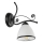 RETRO Wall Lamp 1x E27 / 60W / 230V – Black/White