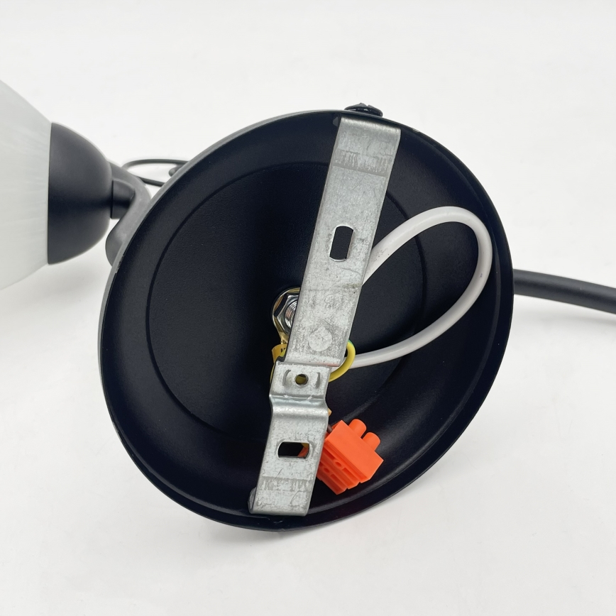 RETRO Wall Lamp 1x E27 / 60W / 230V – Black/White