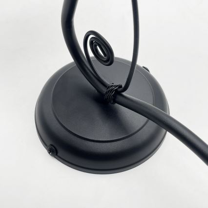 RETRO Wall Lamp 1x E27 / 60W / 230V – Black/White