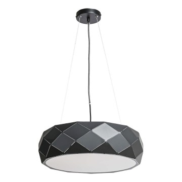 REUS Cable Pendant Light, 3x E27 / 40W / 230V, Ø 47 cm, Black