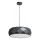 REUS Cable Pendant Light, 3x E27 / 40W / 230V, Ø 47 cm, Black