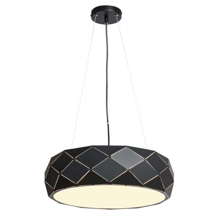 REUS Cable Pendant Light, 3x E27 / 40W / 230V, Ø 47 cm, Black