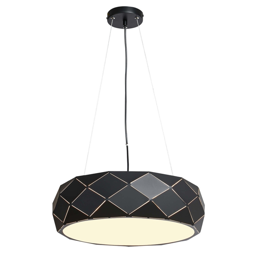 REUS Cable Pendant Light, 3x E27 / 40W / 230V, Ø 47 cm, Black