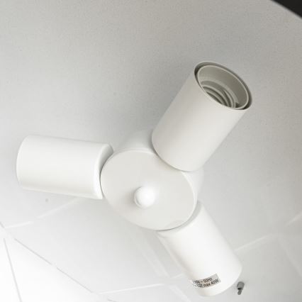 REUS Cable Pendant Light, 3x E27 / 40W / 230V, Ø 47 cm, Black