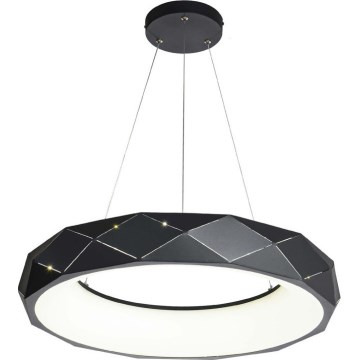 REUS LED Cable Pendant, 36W/230V, 4000K, Ø 61 cm, Black