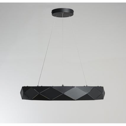 REUS LED Cable Pendant, 36W/230V, 4000K, Ø 61 cm, Black