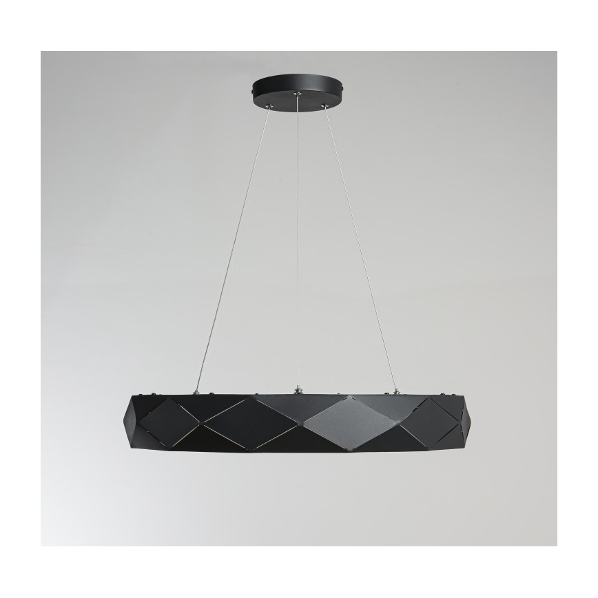 REUS LED Cable Pendant, 36W/230V, 4000K, Ø 61 cm, Black