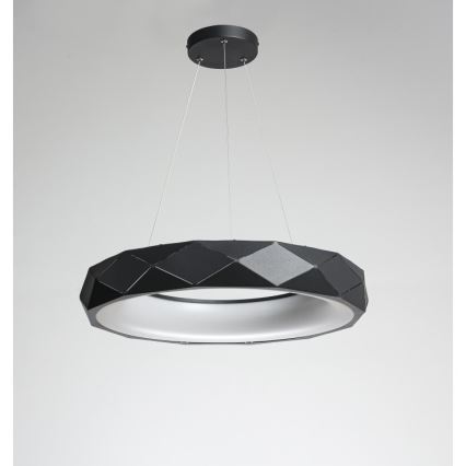 REUS LED Cable Pendant, 36W/230V, 4000K, Ø 61 cm, Black