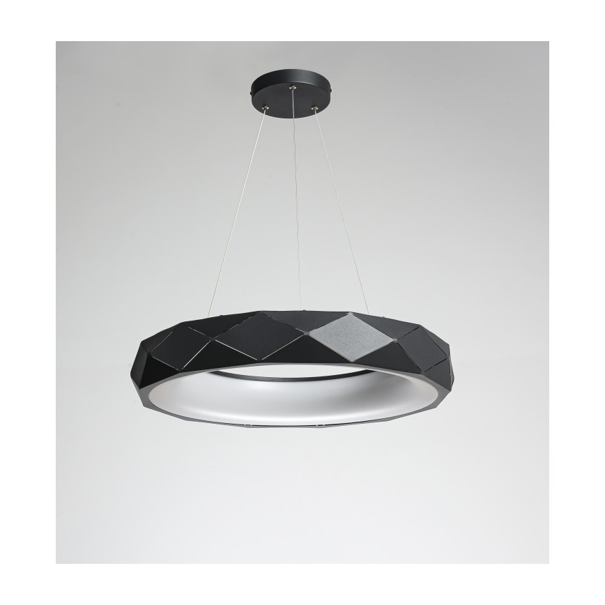 REUS LED Cable Pendant, 36W/230V, 4000K, Ø 61 cm, Black