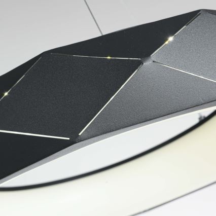 REUS LED Cable Pendant, 36W/230V, 4000K, Ø 61 cm, Black