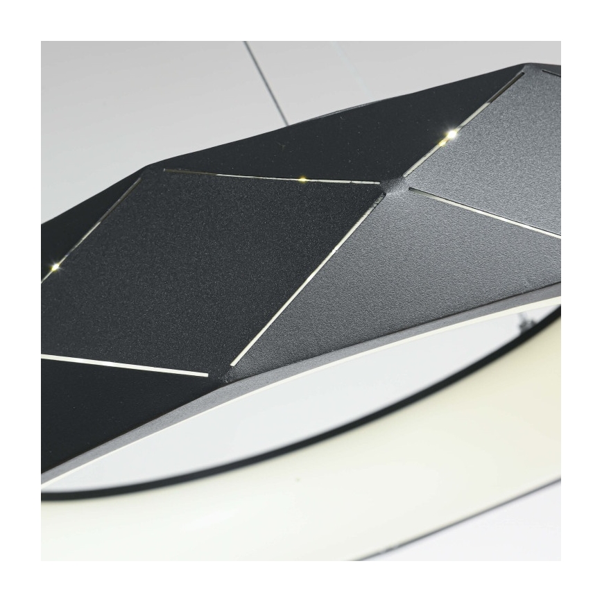 REUS LED Cable Pendant, 36W/230V, 4000K, Ø 61 cm, Black