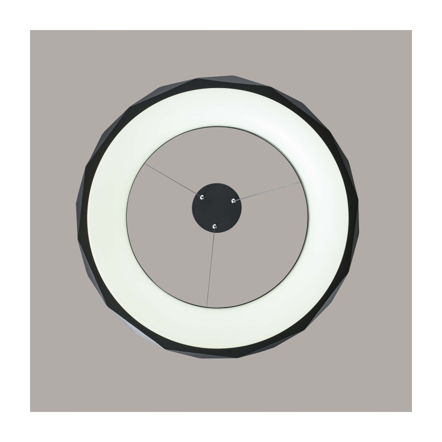 REUS LED Cable Pendant, 36W/230V, 4000K, Ø 61 cm, Black