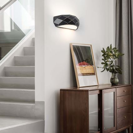 REUS Wall Light, 1x E27/40W/230V, Black