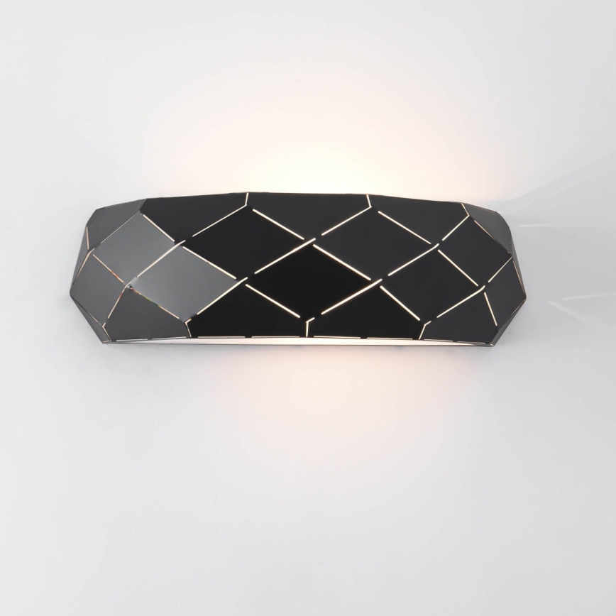 REUS Wall Light, 1x E27/40W/230V, Black