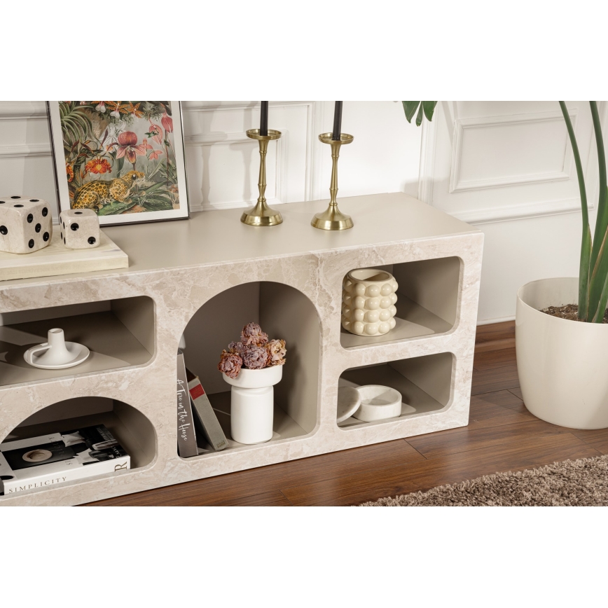 REVE Console Table 160x40 cm in travertine