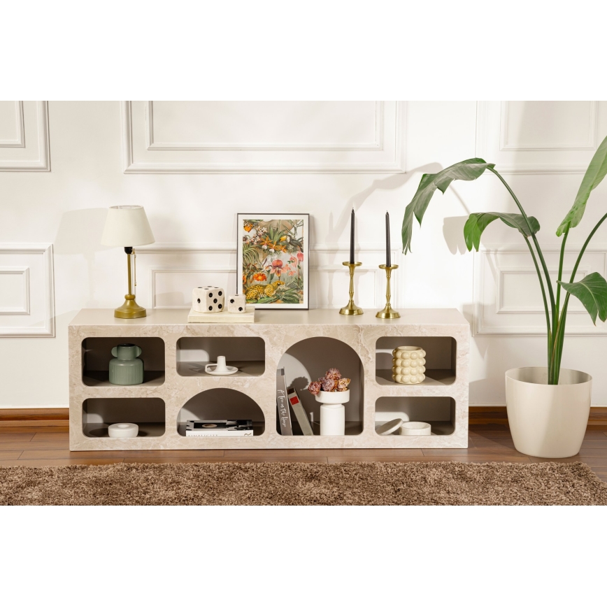 REVE Console Table 160x40 cm in travertine