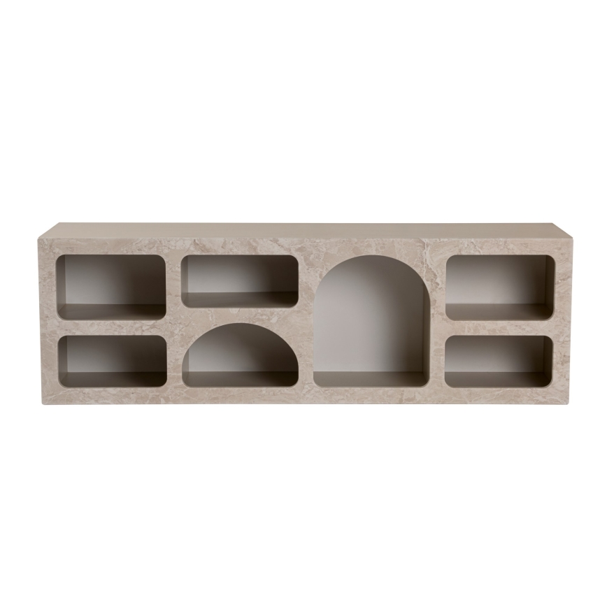 REVE Console Table 160x40 cm in travertine