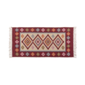 Reversible Oriental Kilim Rug KILIM 80x150 cm Red/Beige