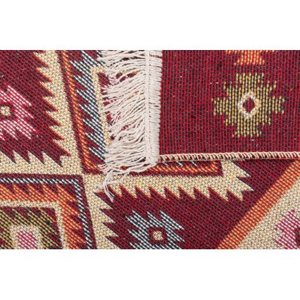 Reversible Oriental Kilim Rug KILIM 80x150 cm Red/Beige