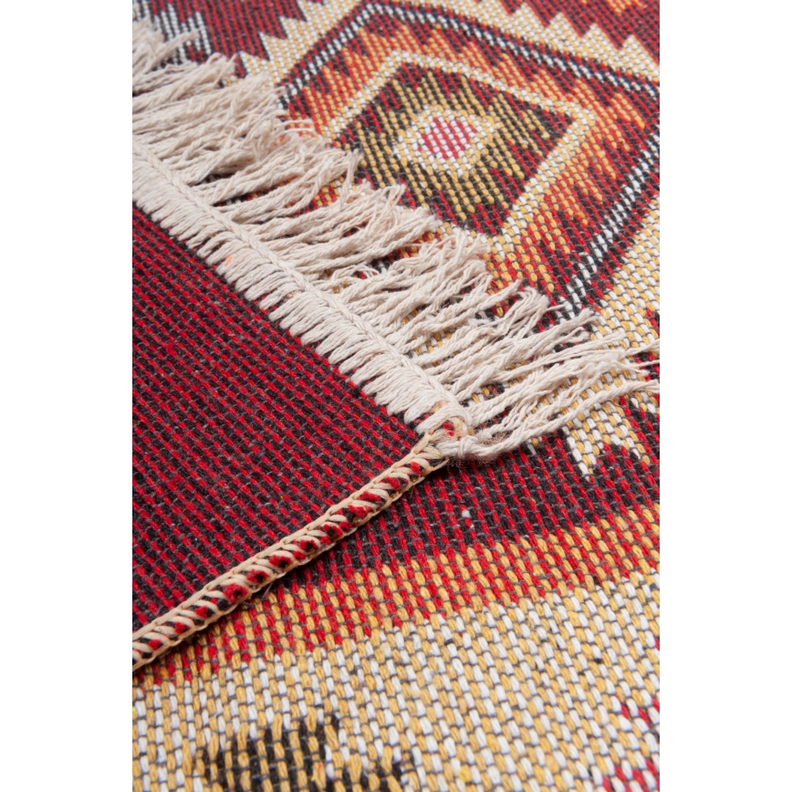 Reversible Oriental Kilim Rug KILIM 80x150 cm Red/Beige