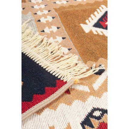 Reversible oriental rug KILIM GOLD 60x120 cm multicolored