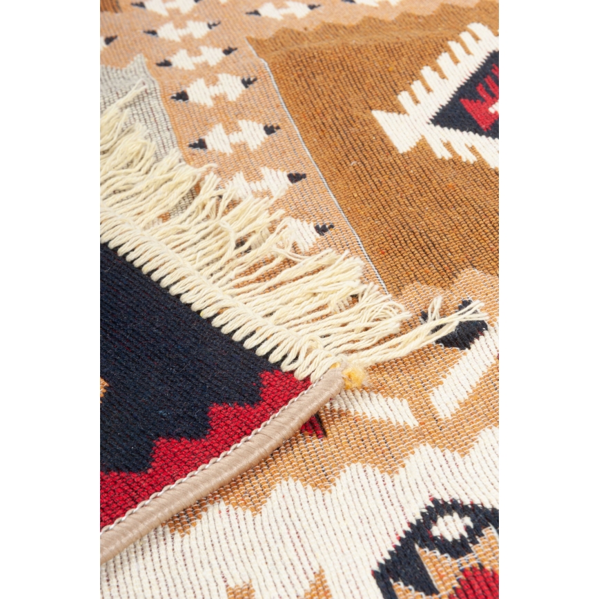 Reversible oriental rug KILIM GOLD 60x120 cm multicolored