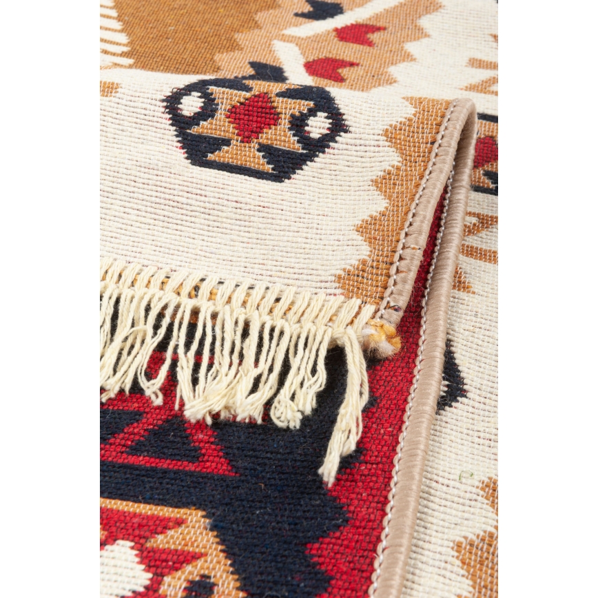 Reversible oriental rug KILIM GOLD 60x120 cm multicolored