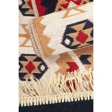 Reversible oriental rug KILIM GOLD 60x120 cm multicolored