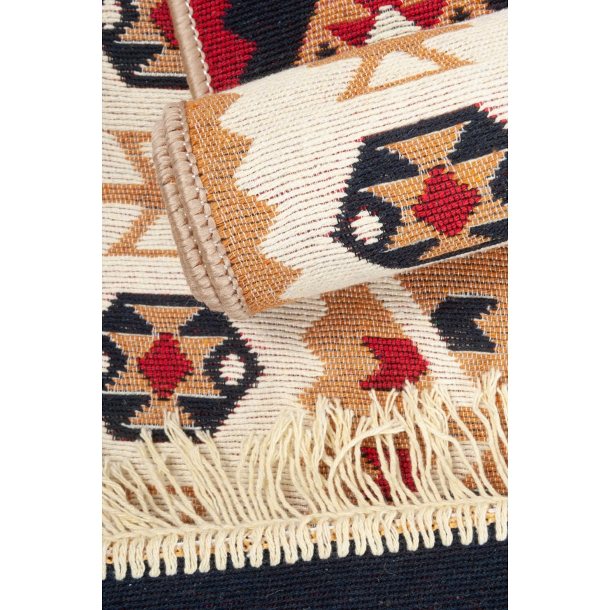 Reversible oriental rug KILIM GOLD 60x120 cm multicolored