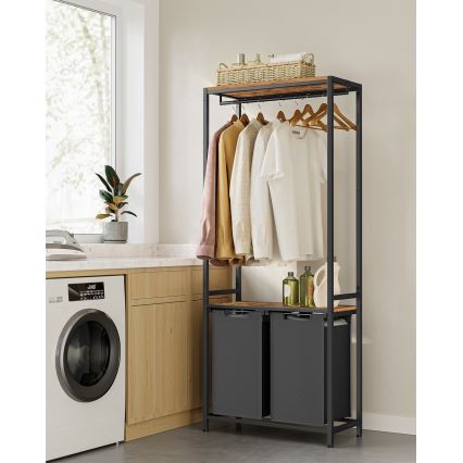 REX Laundry Basket, Black