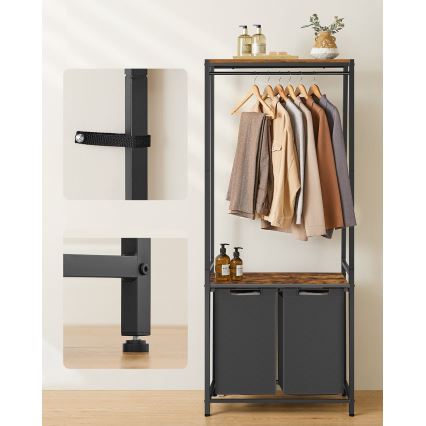 REX Laundry Basket, Black