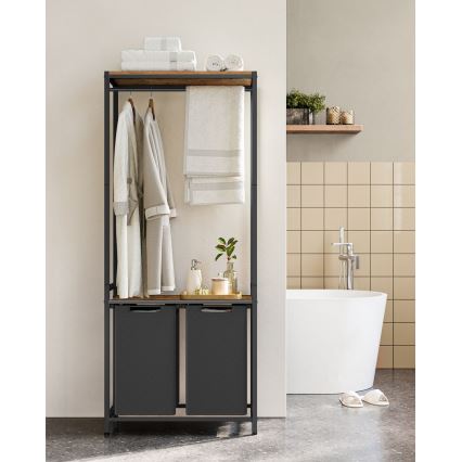 REX Laundry Basket, Black