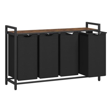 REX Laundry Basket Brown/Black