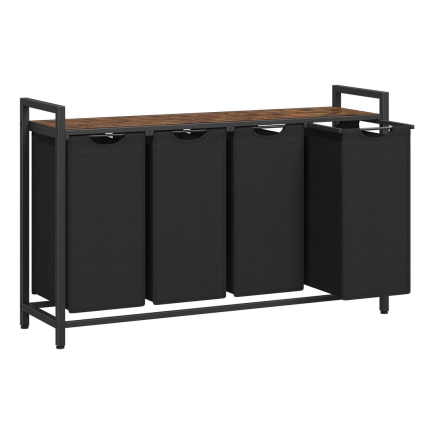 REX Laundry Basket Brown/Black