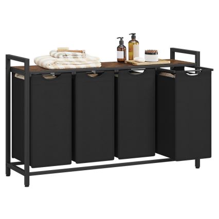 REX Laundry Basket Brown/Black